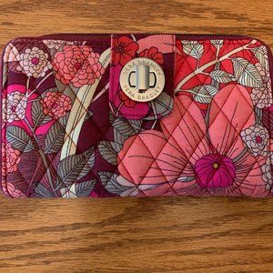 SOLD Vera Bradley Bohemian Blooms Turnlock Wallet